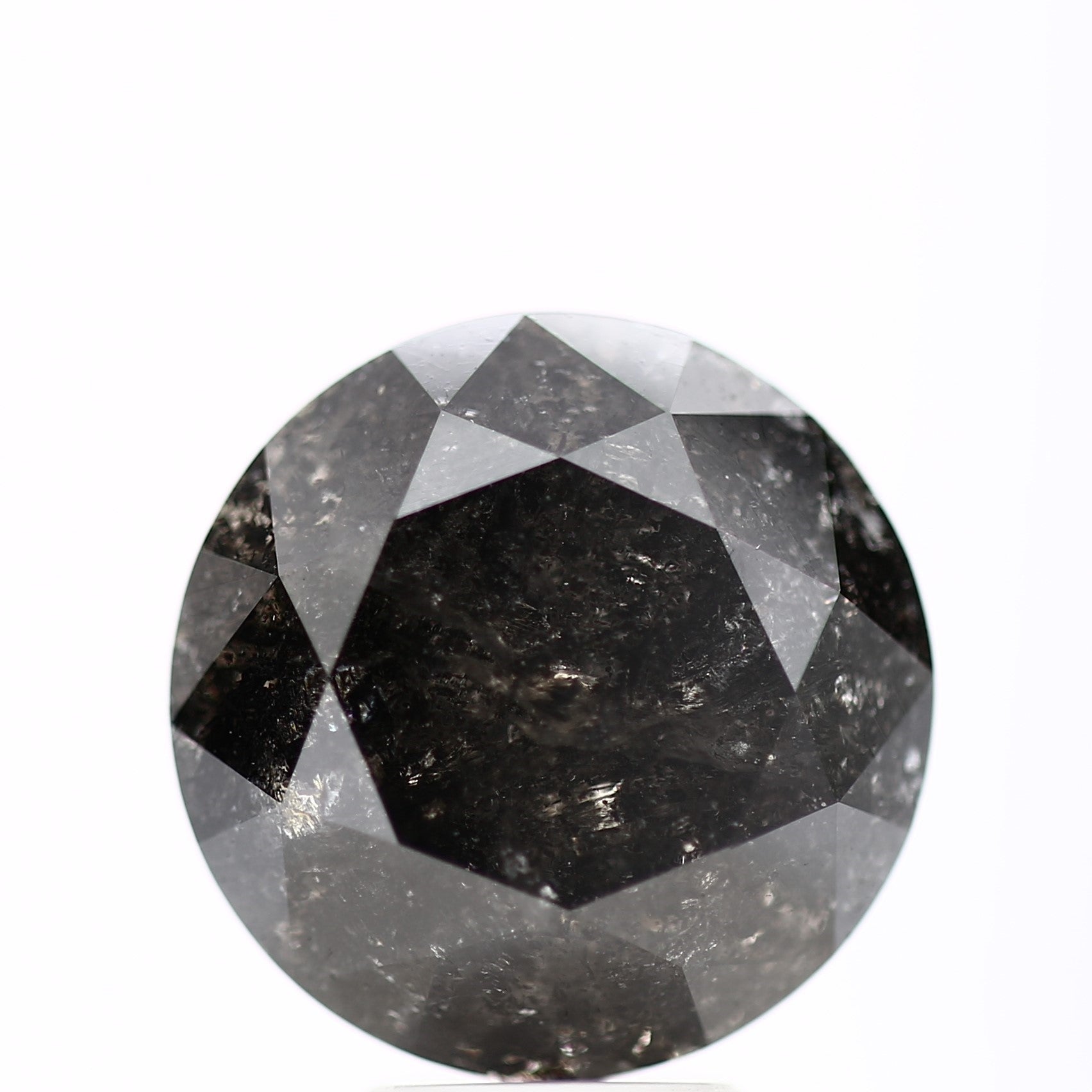 GIA round black certified diamonds